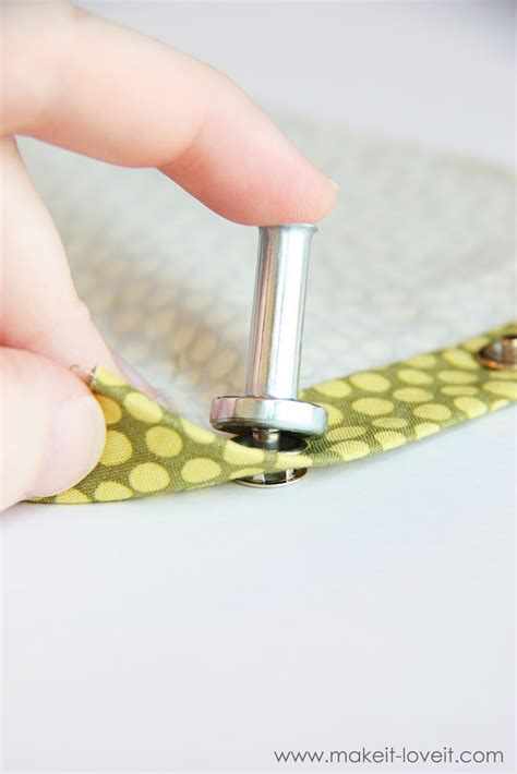 add metal snaps to fabric|applying snaps to clothing.